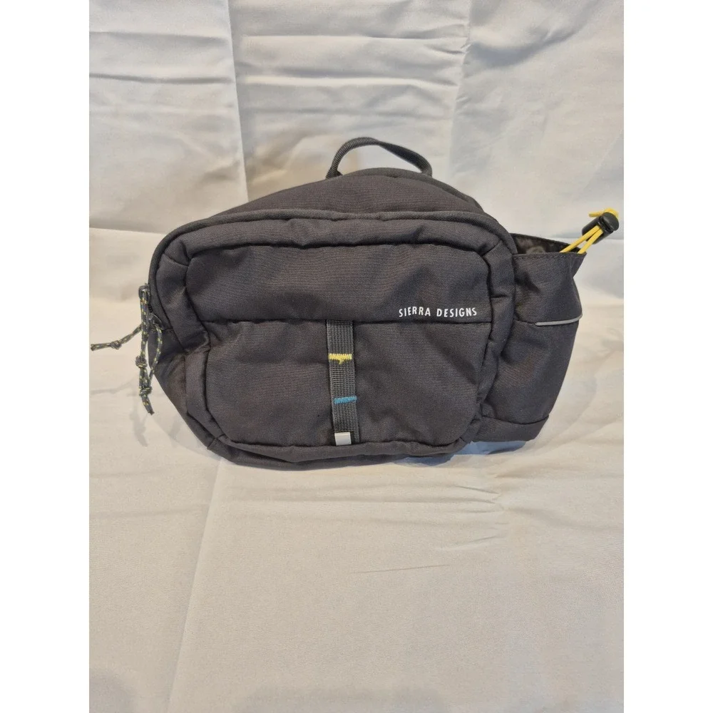 Sierra Designs Woods Quarry Waist Pack‎ Water Bottle Pocket Gray Adjustable Hike